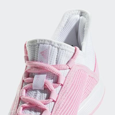 Adidas Kids Adizero Club Tennis Shoes - Pink/White - main image