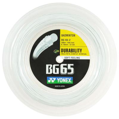 Yonex BG65 200m Badminton String Reel - White - main image