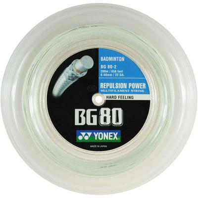 Yonex BG80 200m Badminton String Reel - White - main image