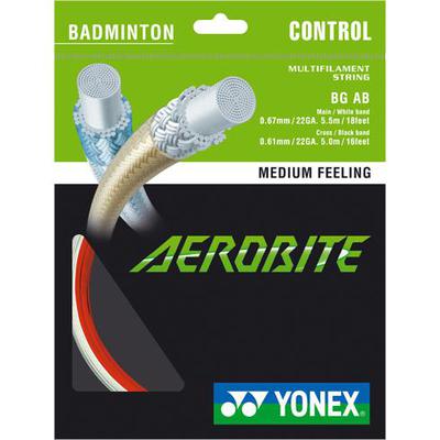 Yonex Aerobite Badminton String Set - White/Red - main image