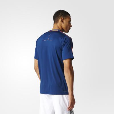 Adidas Mens Barricade Tee - Blue/Orange - main image