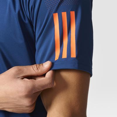 Adidas Mens Barricade Tee - Blue/Orange - main image