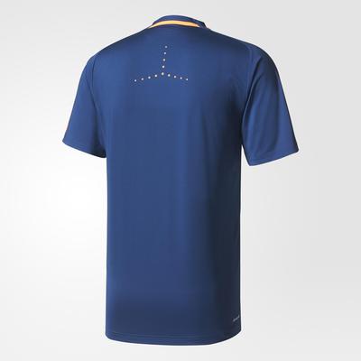 Adidas Mens Barricade Tee - Blue/Orange - main image