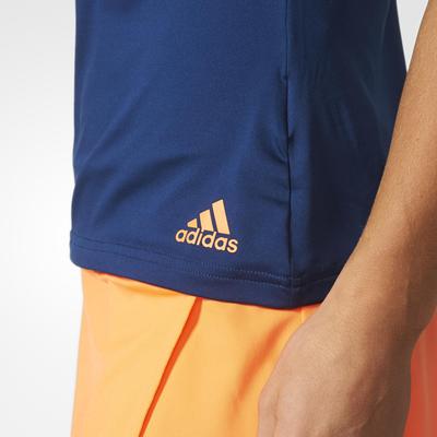 Adidas Womens Melbourne Tee - Mystery Blue - main image