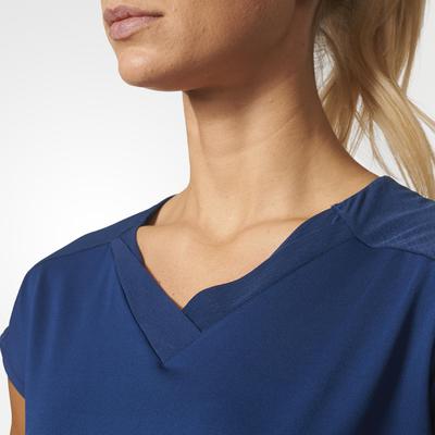 Adidas Womens Melbourne Tee - Mystery Blue - main image