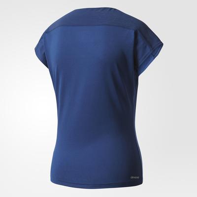 Adidas Womens Melbourne Tee - Mystery Blue - main image