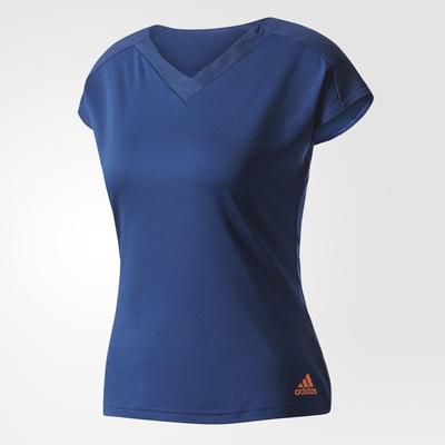 Adidas Womens Melbourne Tee - Mystery Blue - main image