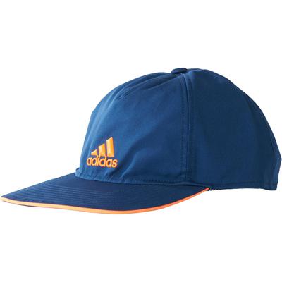 Adidas Classic Five-Panel Climalite Cap - Mystery Blue/Glow Orange - main image