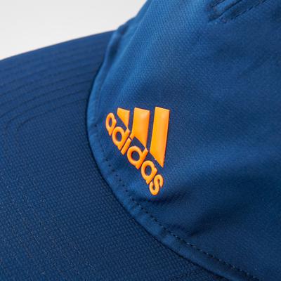 Adidas Classic Five-Panel Climalite Cap - Mystery Blue/Glow Orange - main image