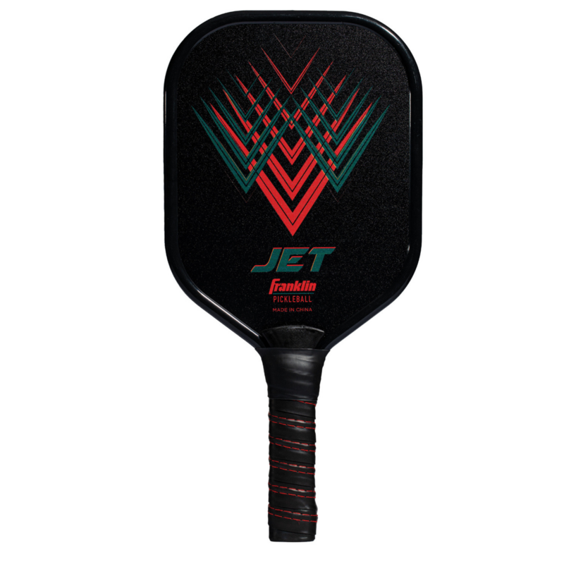 Franklin Jet Aluminium Pickleball Paddle - Black/Red - main image