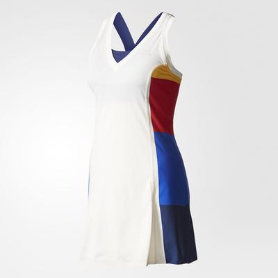 Adidas Womens New York Colourblock Dress - Chalk White/Multi-Colour - main image
