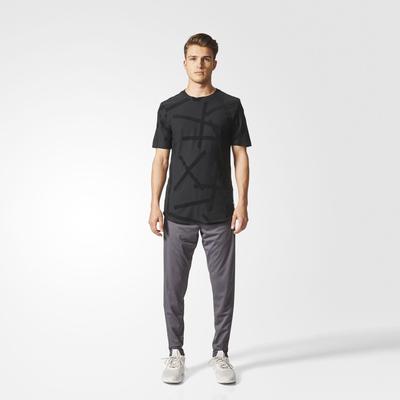 Adidas Mens ID Tiro Fuerte Pants - Grey Black - main image