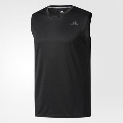 Adidas Mens Response Sleeveless Tee - Black - main image