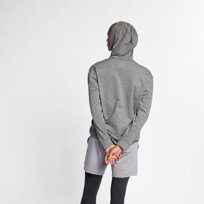Nike Mens Yoga Full-Zip Hoodie - Black/Heather