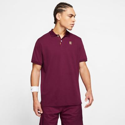 Nike Mens Slim Fit Polo - Bordeaux - main image