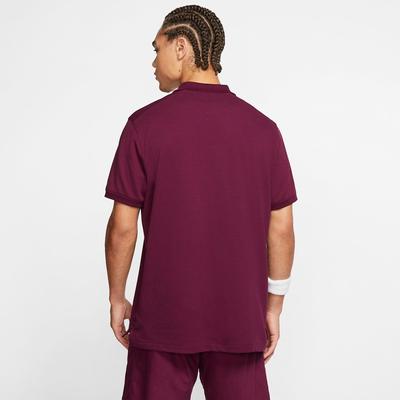 Nike Mens Slim Fit Polo - Bordeaux - main image