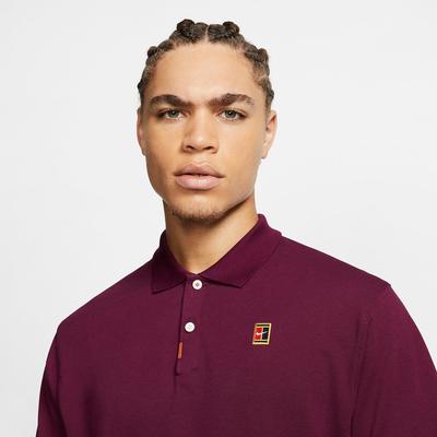 Nike Mens Slim Fit Polo - Bordeaux - main image