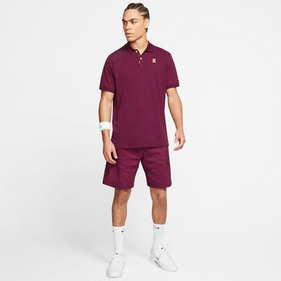 Nike Mens Slim Fit Polo - Bordeaux - main image