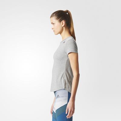 Adidas Womens Prime Mix Training Tee - Solid Grey - main image