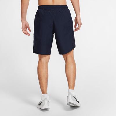 Nike Mens Challenger 9 Inch Tennis Shorts - Obsidian/Reflective Silver - main image