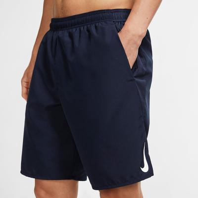 Nike Mens Challenger 9 Inch Tennis Shorts - Obsidian/Reflective Silver - main image