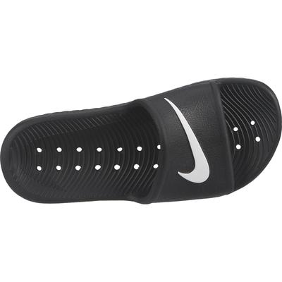Nike Kids Kawa Shower Slide (Flip Flops) - Black/White