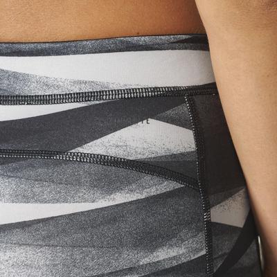 Adidas Womens Techfit 3/4 Tights - Grey Print - main image