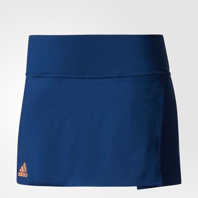 Adidas Womens Melbourne Skirt - Mystery Blue/Glow Orange - main image