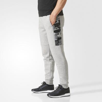 Adidas Mens Essentials Camo Pants - Grey - main image