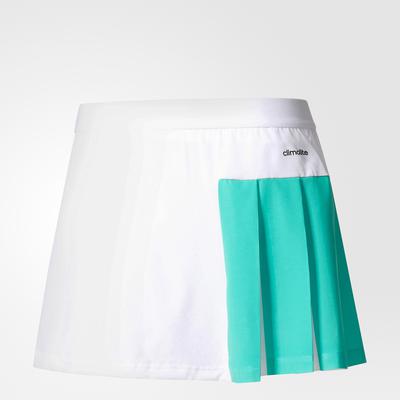 Adidas Womens Roland Garros Skort - White/Green - main image