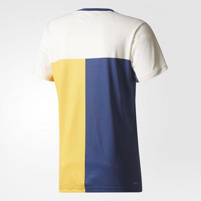 Adidas Mens New York Tennis Tee - Chalk White/Multi-Colour - main image