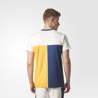 Adidas Mens New York Tennis Tee - Chalk White/Multi-Colour - main image