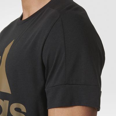 Adidas Mens ID Big Logo Tee - Black