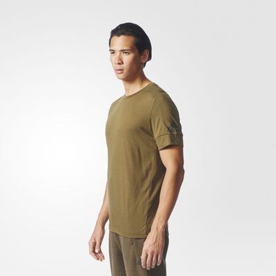 Adidas Mens ID Stadium Tee - Trace Olive Green - main image