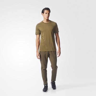 Adidas Mens ID Stadium Tee - Trace Olive Green - main image