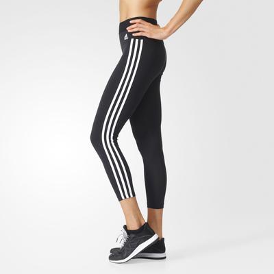 Adidas Womens Essentials 3-Stripe Tights - Black - main image