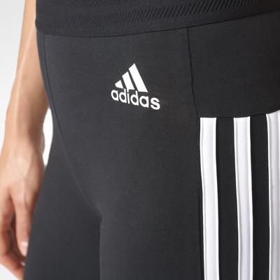 Adidas Womens Essentials 3-Stripe Tights - Black - main image