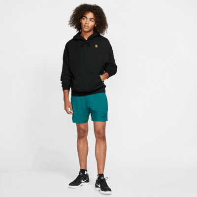 Nike Mens Fleece Tennis Hoodie - Black - main image