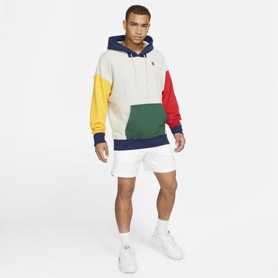 Nike Mens Fleece Tennis Hoodie - Grey Heather - main image