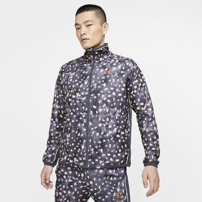 Nike Mens Tennis Jacket - Gridiron/White - main image