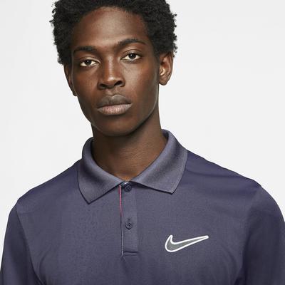 Nike Mens Breathe Advantage Polo - Gridiron/Off Noir - main image