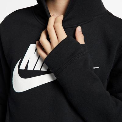 Nike Boys Sportswear Pullover Hoodie - Black/White - main image