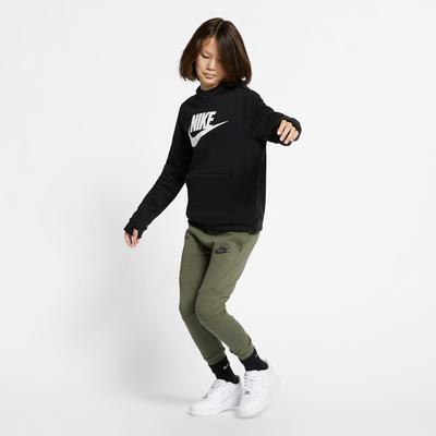 Nike Boys Sportswear Pullover Hoodie - Black/White - main image