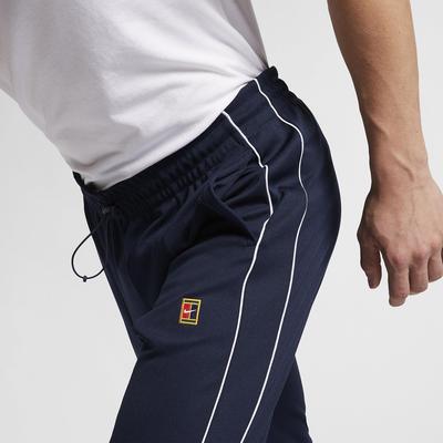 Nike Mens Tennis Pants - Obsidian/White 