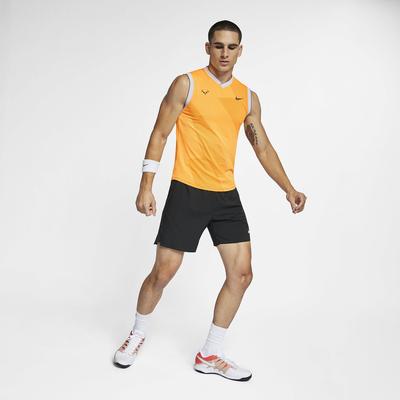 Nike Mens AeroReact Rafa Top - Orange - main image