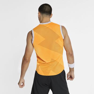 Nike Mens AeroReact Rafa Top - Orange