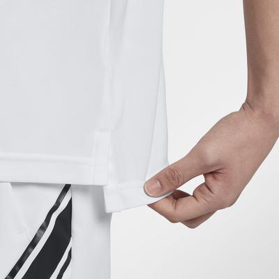 Nike Mens Dri-FIT Tennis Polo - White/Black - main image