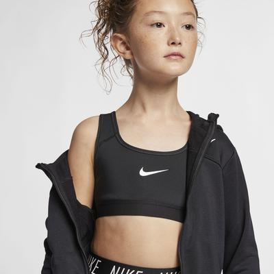 Nike Girls Pro Sports Bra - Black/White - main image