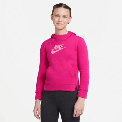 Nike Girls Pullover Hoodie - Pink - main image