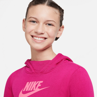 Nike Girls Pullover Hoodie - Pink - main image